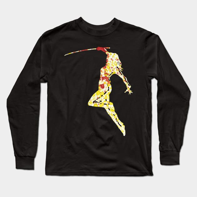 Paint Spatter Kiddo Long Sleeve T-Shirt by ArtofBREED